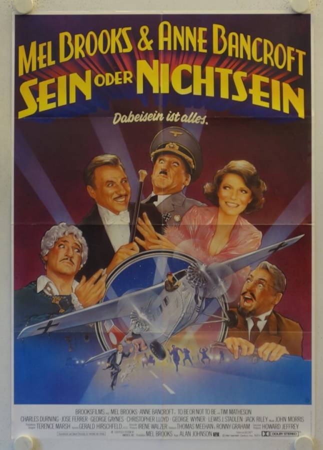 Sein oder Nichtsein originales deutsches Filmplakat